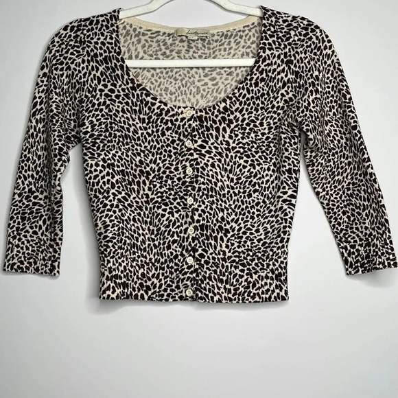 Forever 21 Cheetah Print Cardigan - Picture 1 of 7